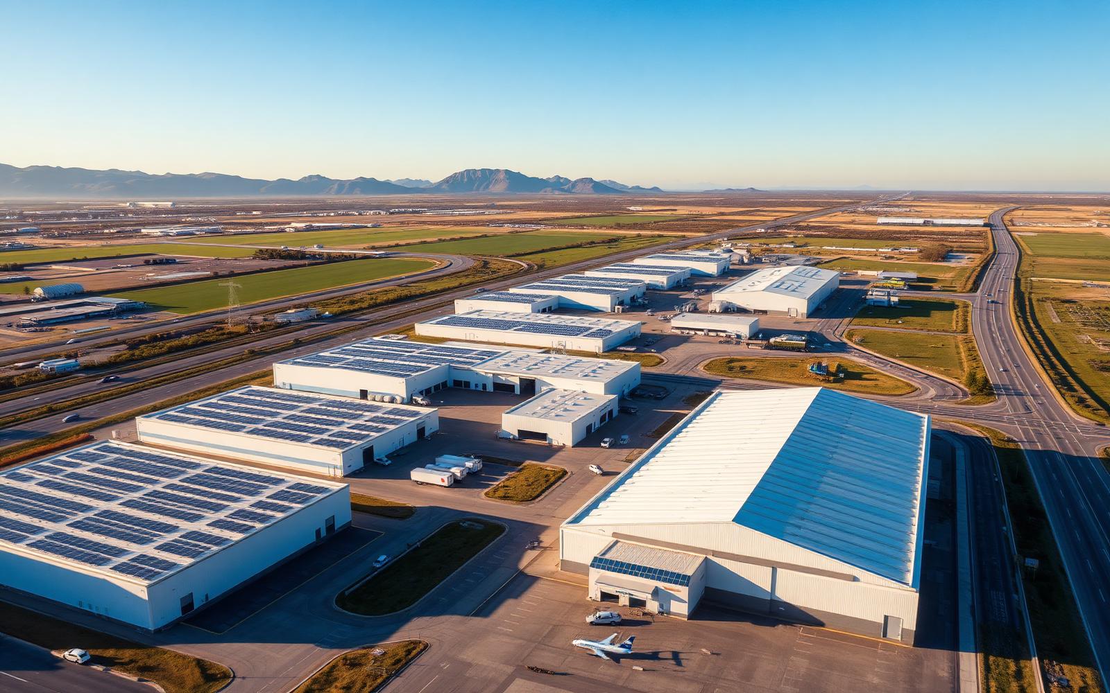 Modern SEZ industrial park
